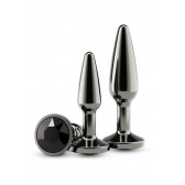 Kit plugs anaux débutant noir 2 pièces