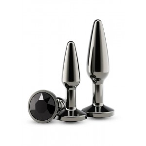 Kit plugs anaux débutant noir 2 pièces