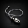 Plug anal avec sonde urétrale Piss Plug