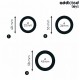 Lot de 3 anneaux péniens de tailles 48mm 53mm et 58mm