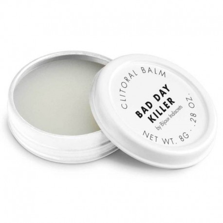 Baume clitoridien Bad Day Killer 8 g de Bijoux Indiscrets, pour une stimulation thermique et sensorielle.