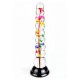 Gode anal à boules Bloomé avec composition florale multicolore