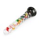 Gode anal à boules Bloomé avec composition florale multicolore