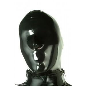 Cagoule d'isolation sensorielle en latex